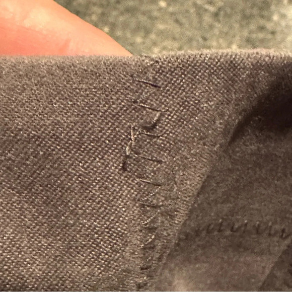 Talbots Petite size 12 skirt with stretch, charcoal gray with a hint of green. - Picture 7 of 7